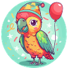 Parrot Birthday Comic