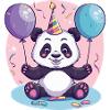 Panda Birthday Comic