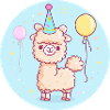 Alpaca Llama Birthday Comic