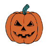 Sinister Pumpkin Face