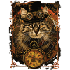 Chat steampunk