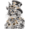 Chat steampunk