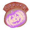 Lilac Halloween Bright Pumpkin