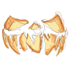 Pumpkin Face Halloween Scribble