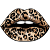 Leopard lips (without background)