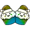 Cuisson du gâteau Muffin Noël