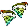 Pizza Christmas Comic Funny