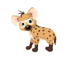 Cute Hyena