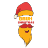 Bruh Santa Claus Christmas