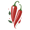Hot, red chili