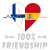 Finland and Spain 100% friendship