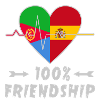 Eritrea und Spanien 100% Freundschaft