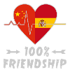 China and Spain 100% friendship