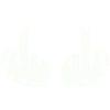 middle finger hands