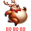 Reindeer HO HO HO