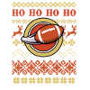Rugby Footballer Christmas Football