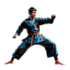 Martial Artist Action Pose Design