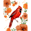 Sparrow and sunflower