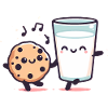 Happy Cookie Milk Dance Duo
