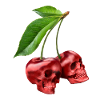 Cherries Skulls Cherry Skull