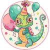 Chameleon Birthday Comic