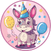 Donkey Birthday Comic