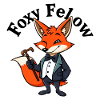 Playful Fox in Bowtie & Suit