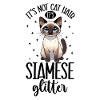 Cats Glitter - Siamese Cat
