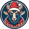 Mountain Goat Christmas Animal