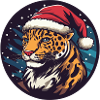 Leopard Christmas Animal