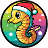Seahorse Christmas Animal