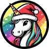 Einhorn Weihnachten Tier