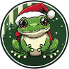 Frog Christmas Animal