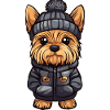 Yorkshire Terrier Dog Stylish