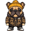 Bulldog Dog Stylish