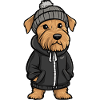 Airedale Terrier Dog Stylish
