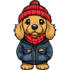 Golden Retriever Dog Stylish
