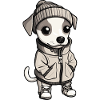 Whippet Dog Stylish