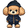 Poodle Dog Stylish