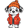 Dalmatian Dog Stylish