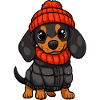 Dachshund Dachshund Stylish