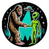Bigfoot Meets Alien