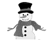 Gray Snowman