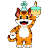 Tiger Birthday Cake