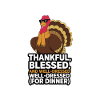 Dinde drôle de Thanksgiving