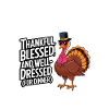 Dinde drôle de Thanksgiving