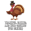 Dinde drôle de Thanksgiving