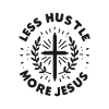 Moins d’agitation Plus Jésus