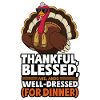 Dinde drôle de Thanksgiving