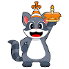 Raccoon Birthday Party Hat
